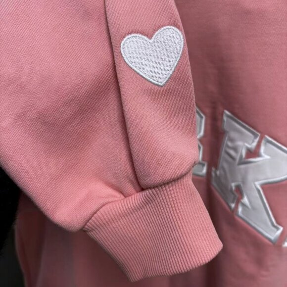 PARKE Valentine's Varsity Mockneck (Blush + Lavender)👕🤍 - Picture 5 of 8